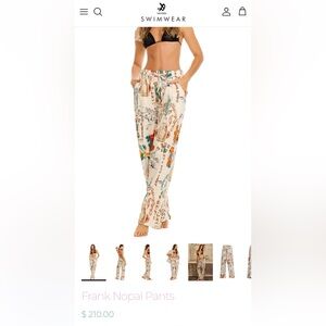 Agua Bendito Luxury Frank Nopal Printed Wide-Leg Lounge Pants Western Print